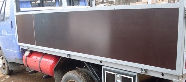 Борта на Газель из ламинированной фанеры своими руками