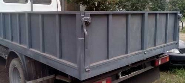 Стальные борта на Газель из профиля своими руками