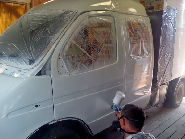Покраска кабины Газели своими руками