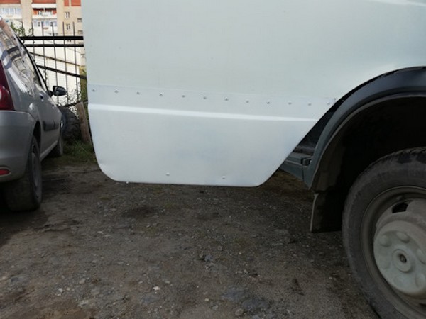 Ремонт двери Газели своими руками